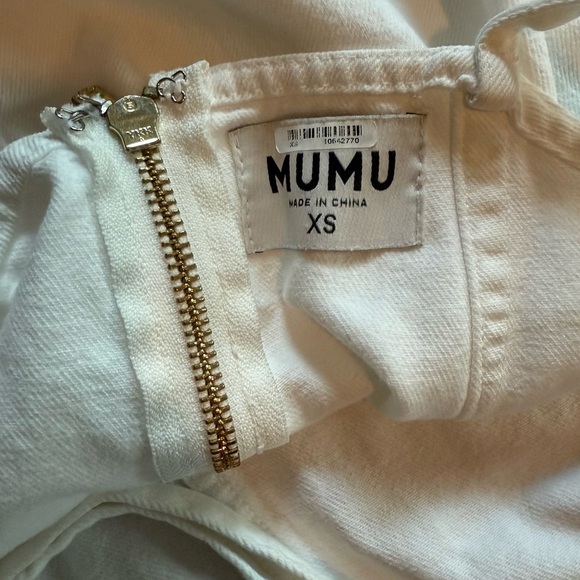Show Me Your Mumu Trude Romper Overalls White Seasalt Sz XS - Picture 5 of 6